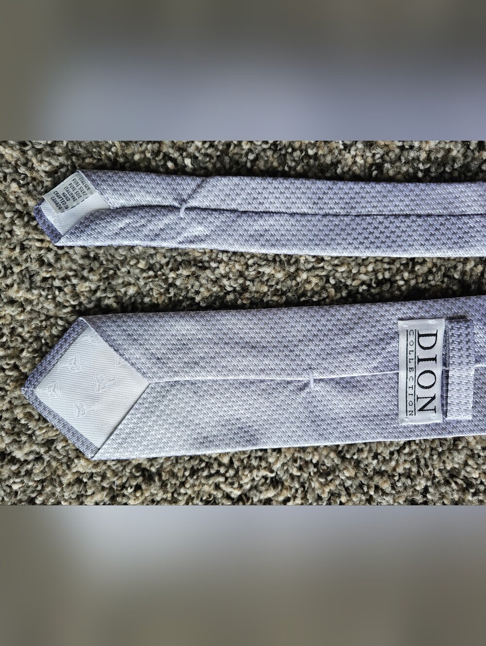 DION Collection Light Lavender Woven Tie
